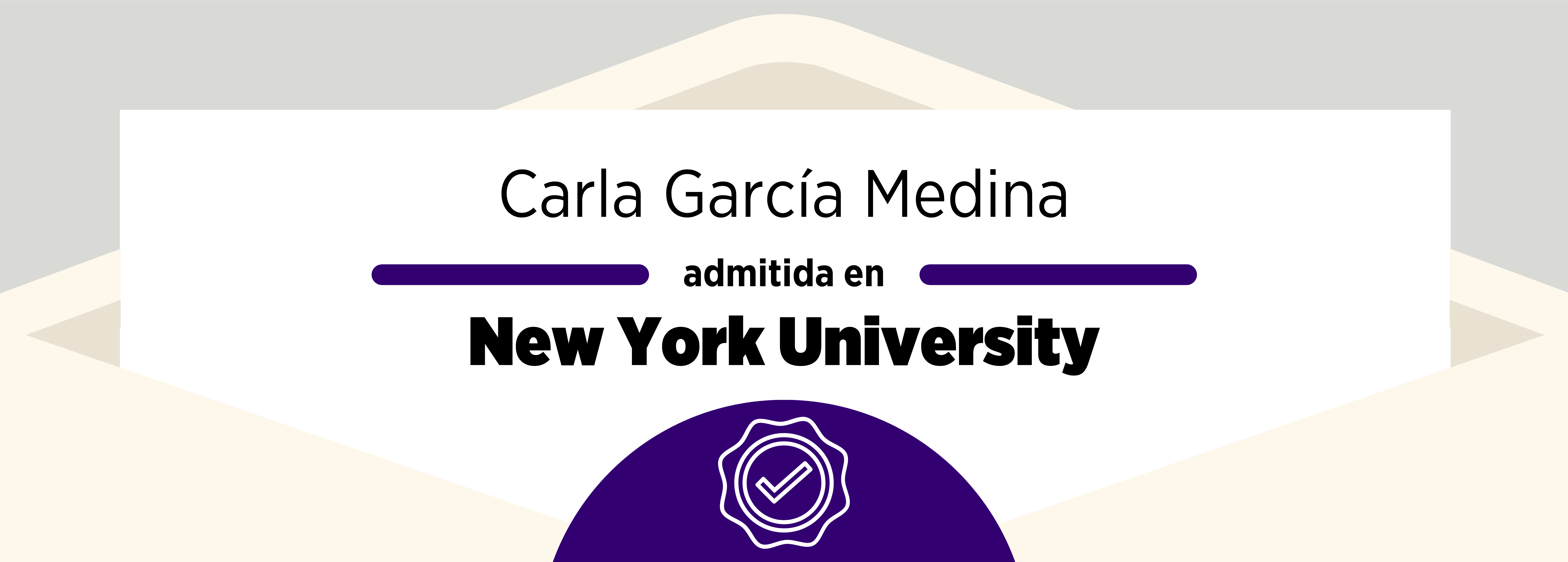 Admissions 2020: Carla García Medina & New York University