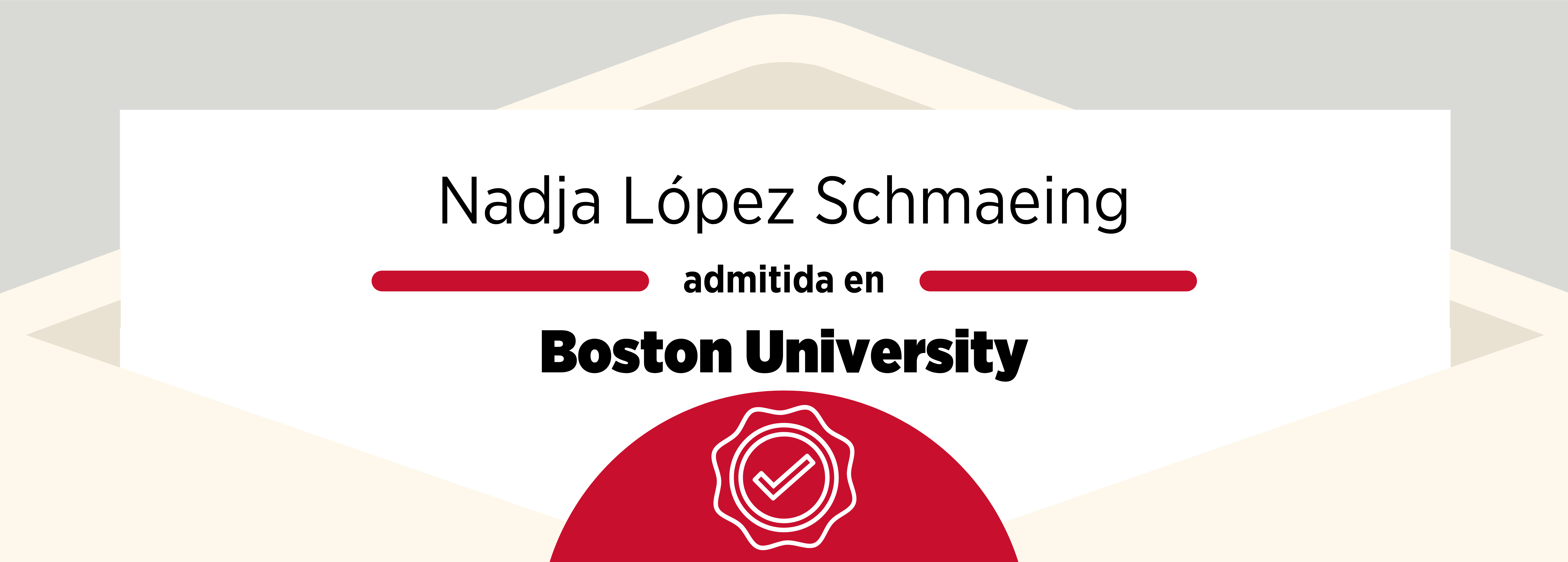 Admissions 2022: Nadja López Schmaeing and Boston University