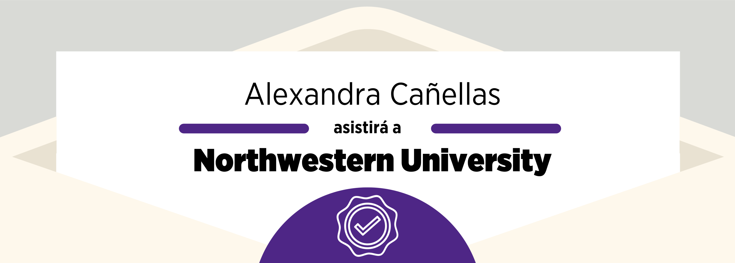 Admissions 2025: Alexandra Cañellas and Northwestwern University