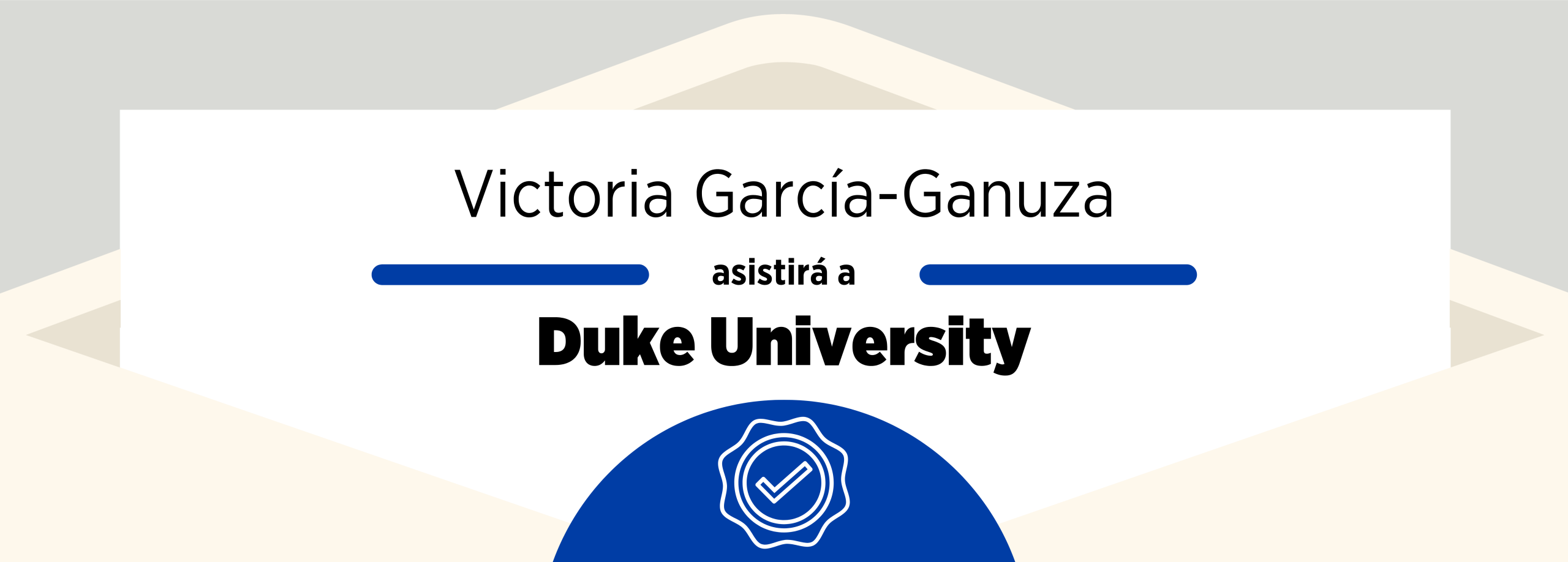 Admissions 2025: Victoria García and Duke University