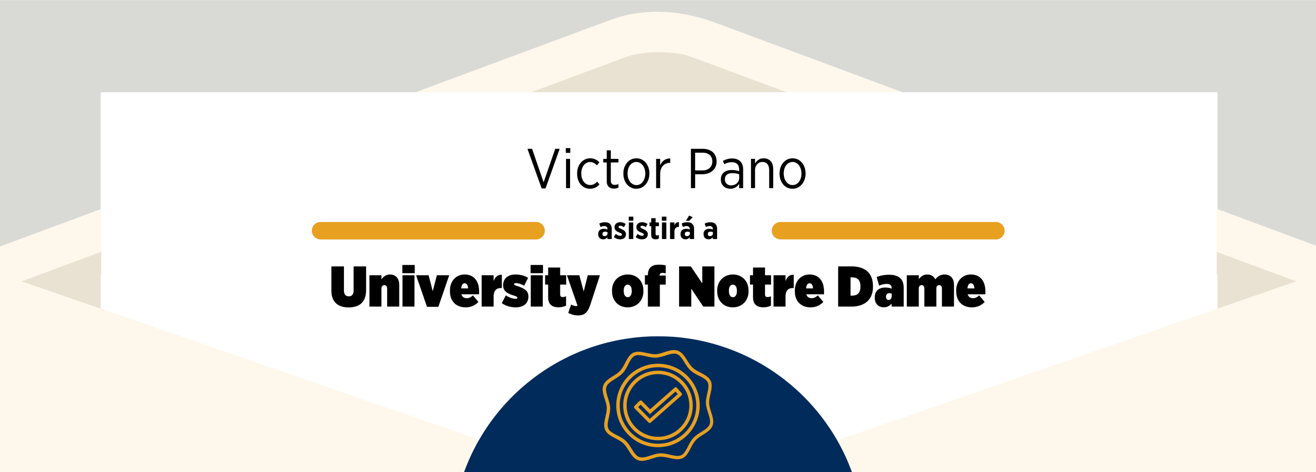 Admissions 2025: Victor Pano and the University of Notre Dame